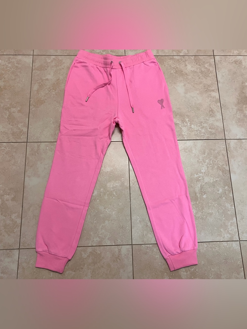 Pink Ami Jogger Pants- small